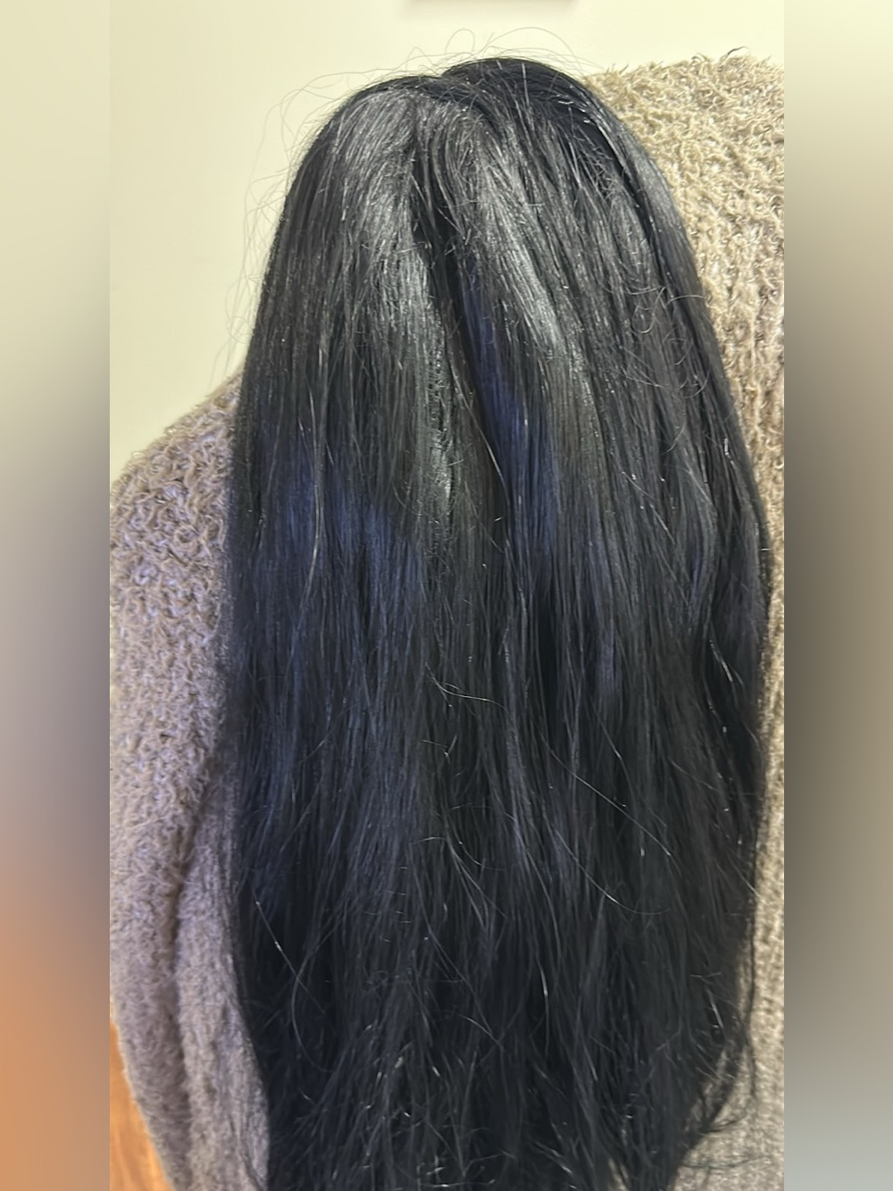 Wig AGPTEK 23" Black Long Straight Synthetic Costume Wig